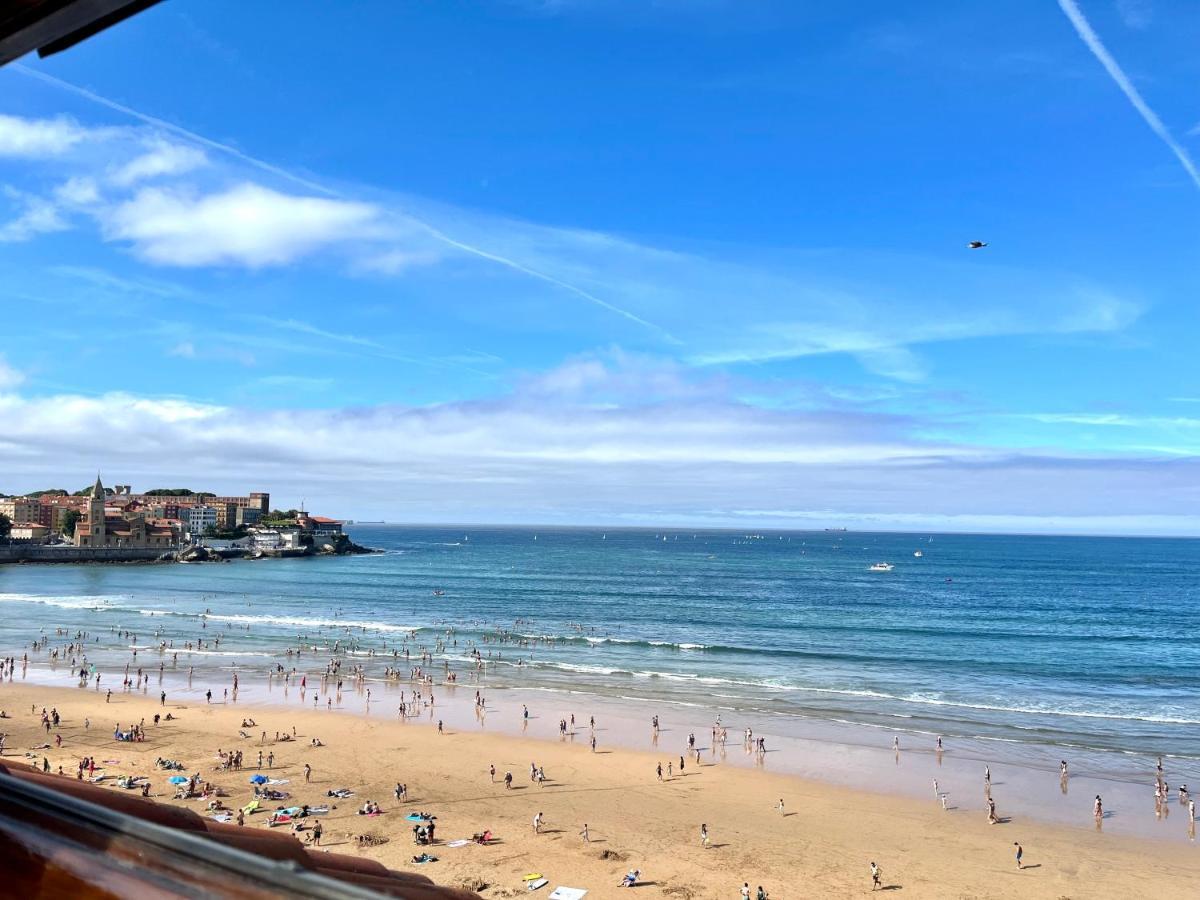 Atico Primera Linea Playa De San Lorenzo خيخون المظهر الخارجي الصورة