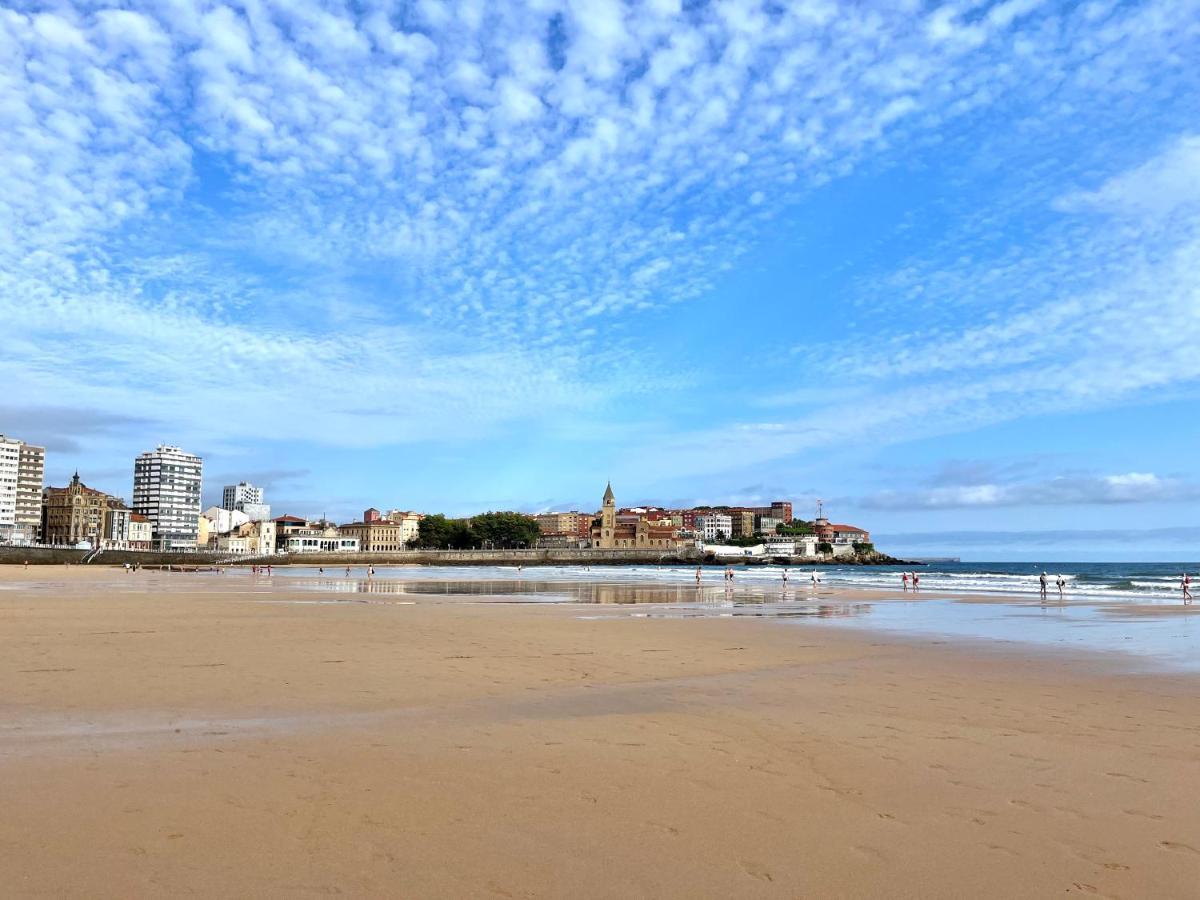 Atico Primera Linea Playa De San Lorenzo خيخون المظهر الخارجي الصورة