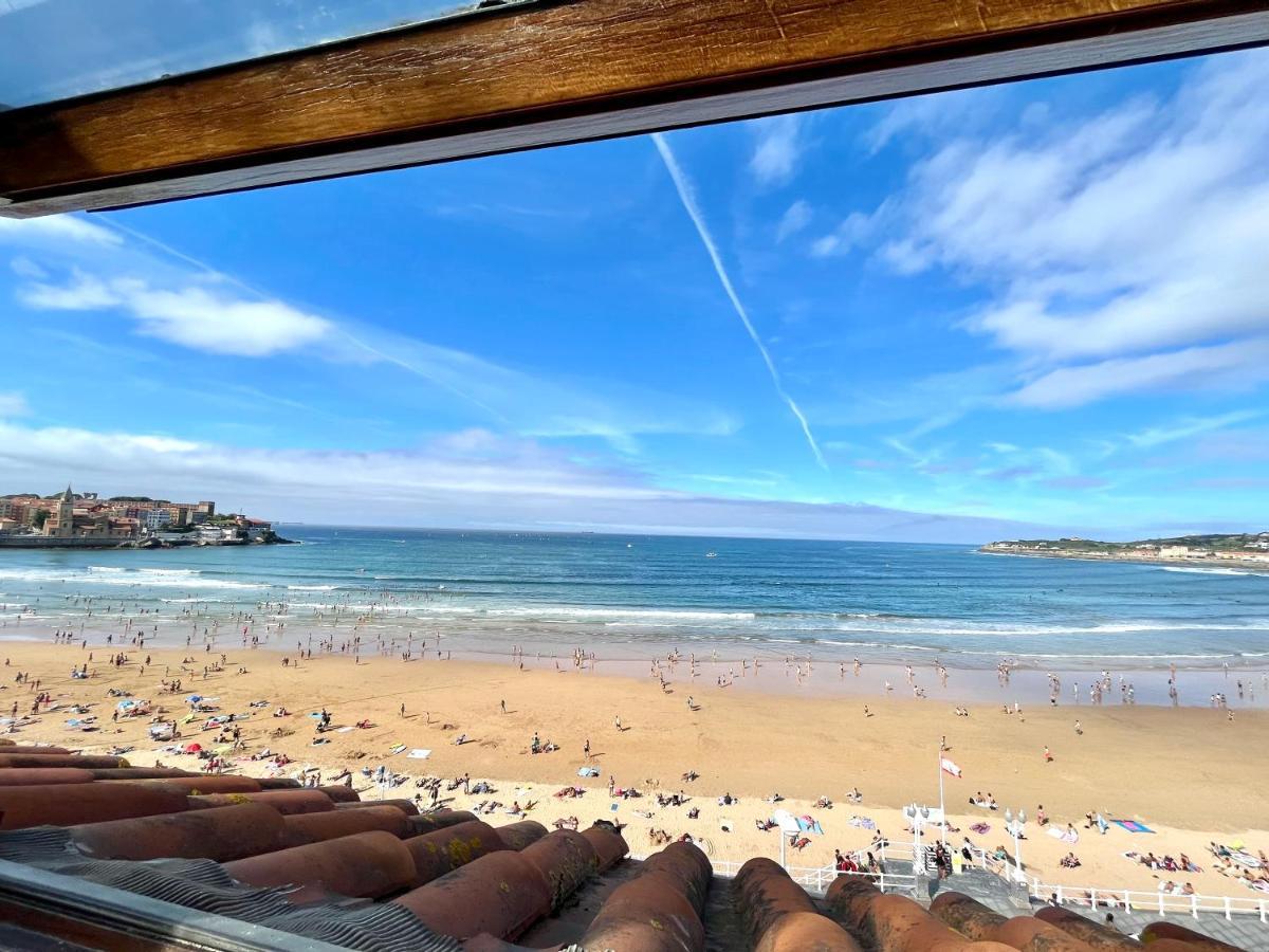 Atico Primera Linea Playa De San Lorenzo خيخون المظهر الخارجي الصورة